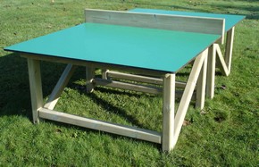 Table de ping pong en bois